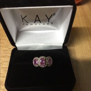 Kay jewelers sz 7 sterling silver ring